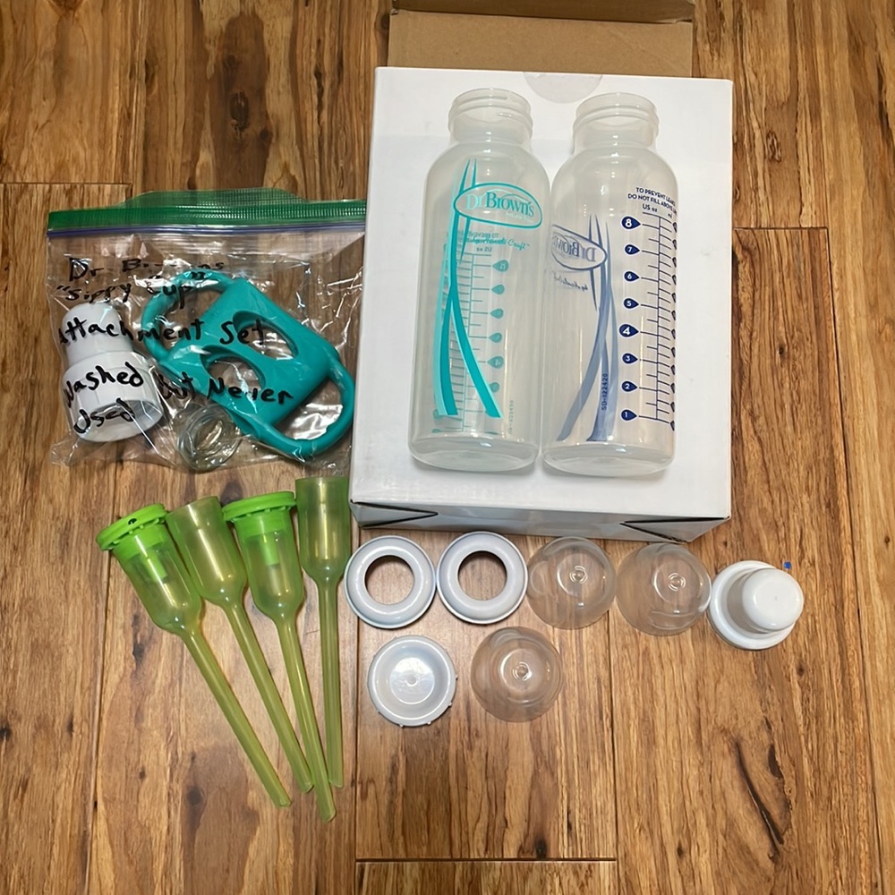 Dr Browns Bottles & Sippy Attachment Set Plus Accessories